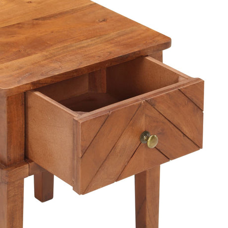 Bedside Cabinet 40X40X50 Cm Solid Acacia Wood