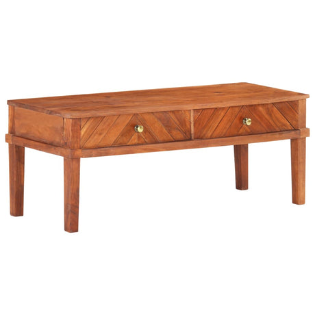 Tv Cabinet 110X40X41 Cm Solid Acacia Wood
