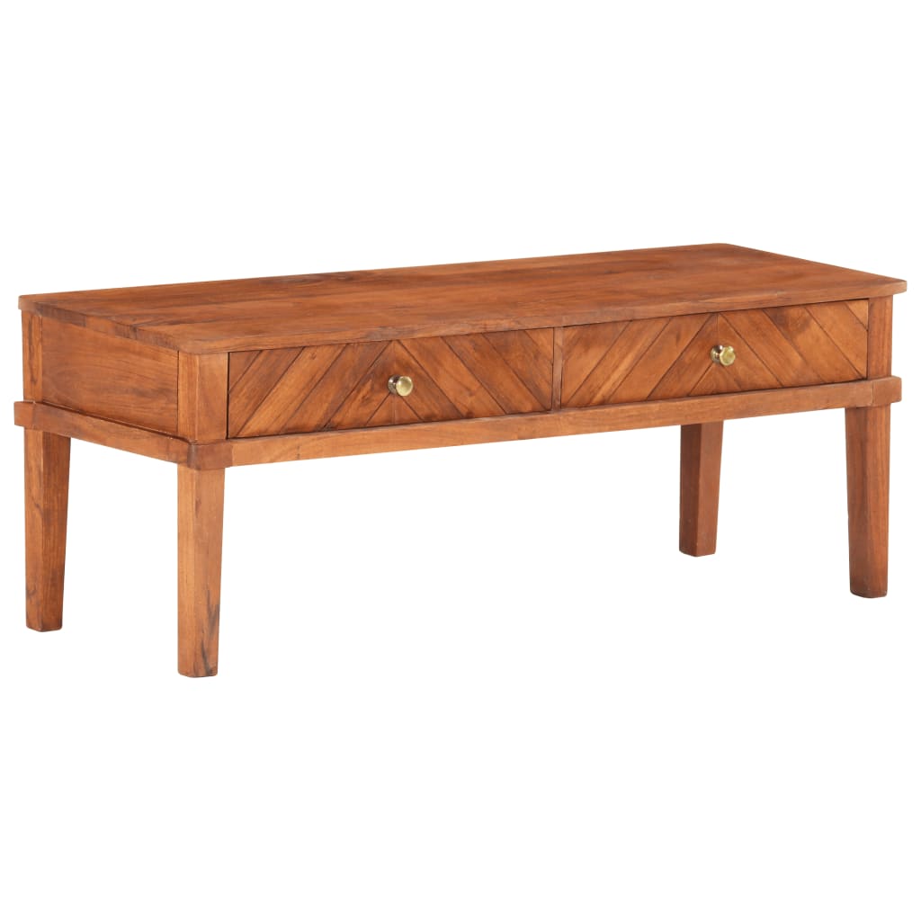 Tv Cabinet 110X40X41 Cm Solid Acacia Wood