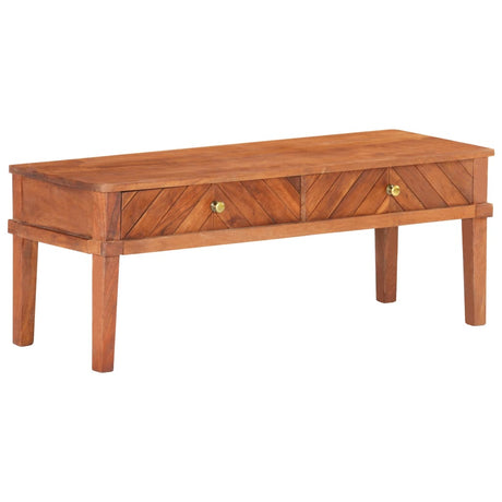 Tv Cabinet 110X40X41 Cm Solid Acacia Wood