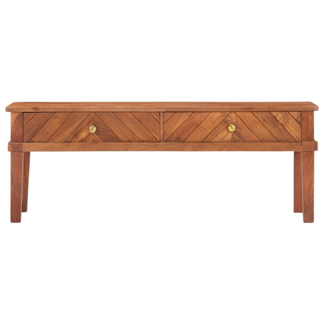 Tv Cabinet 110X40X41 Cm Solid Acacia Wood