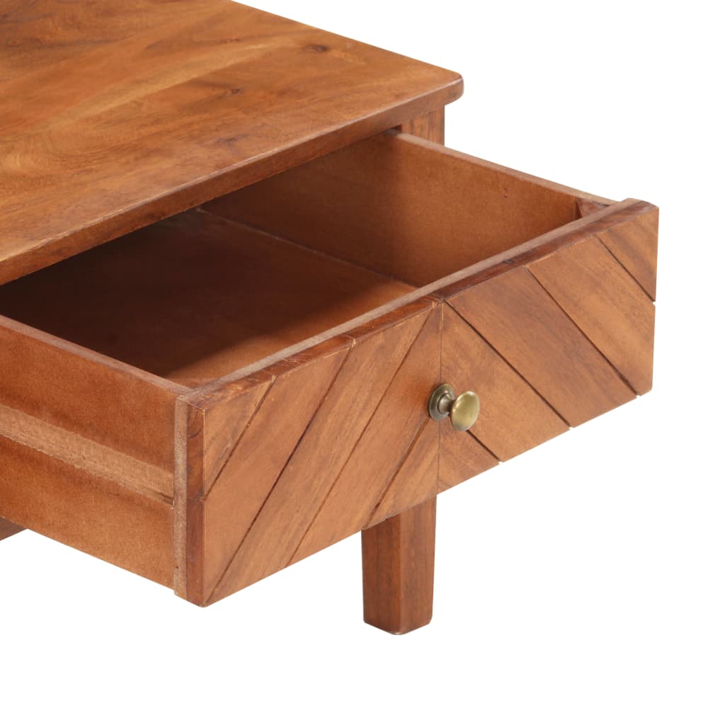 Tv Cabinet 110X40X41 Cm Solid Acacia Wood