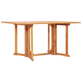 7 Piece Folding Outdoor Dining Set Solid Teak Wood