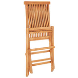 7 Piece Folding Outdoor Dining Set Solid Teak Wood