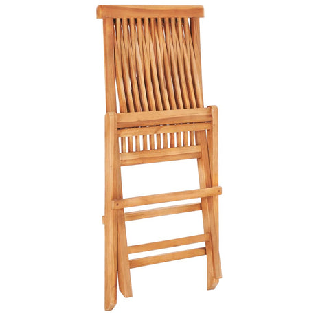 7 Piece Folding Outdoor Dining Set Solid Teak Wood