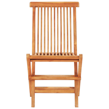 7 Piece Folding Outdoor Dining Set Solid Teak Wood