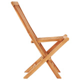 7 Piece Folding Outdoor Dining Set Solid Teak Wood