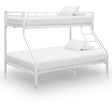Bunk Bed Frame Without Mattress Metal 140X200 Cm/90X200 Cm