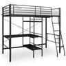 Bunk Bed With Table Without Mattress Metal