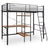 Bunk Bed With Table Without Mattress Metal