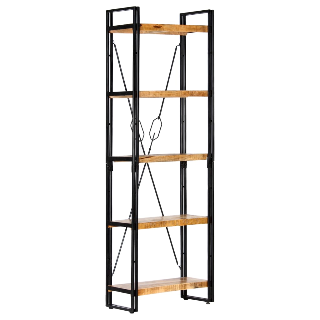 3-Tier Bookcase 60X30X Solid Acacia Wood