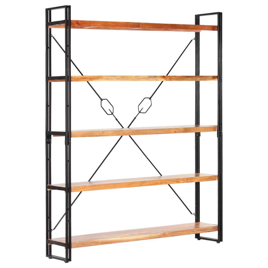 3-Tier Bookcase 60X30X Solid Acacia Wood