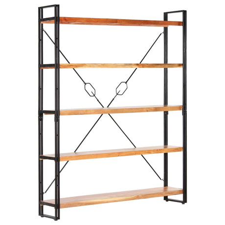 3-Tier Bookcase 60X30X Solid Acacia Wood