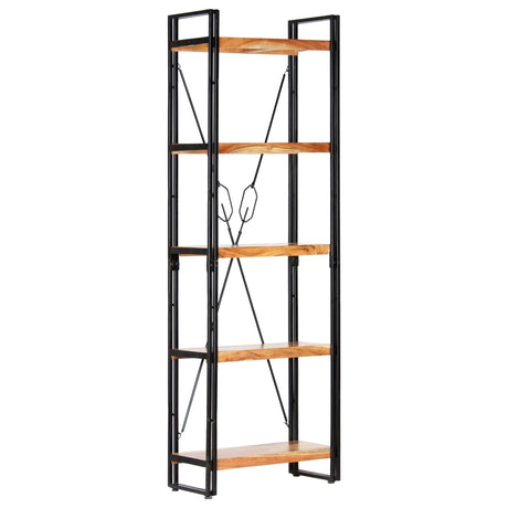 3-Tier Bookcase 60X30X Solid Acacia Wood