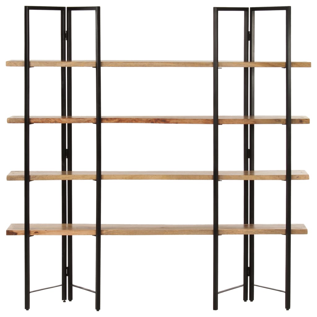 4-Tier Bookcase 160X35X Solid Mango Wood