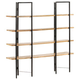 4-Tier Bookcase 160X35X Solid Mango Wood