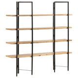 4-Tier Bookcase 160X35X Solid Mango Wood