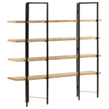4-Tier Bookcase 160X35X Solid Mango Wood
