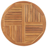 Table Top Solid Teak Wood 70X70X2.5 Cm
