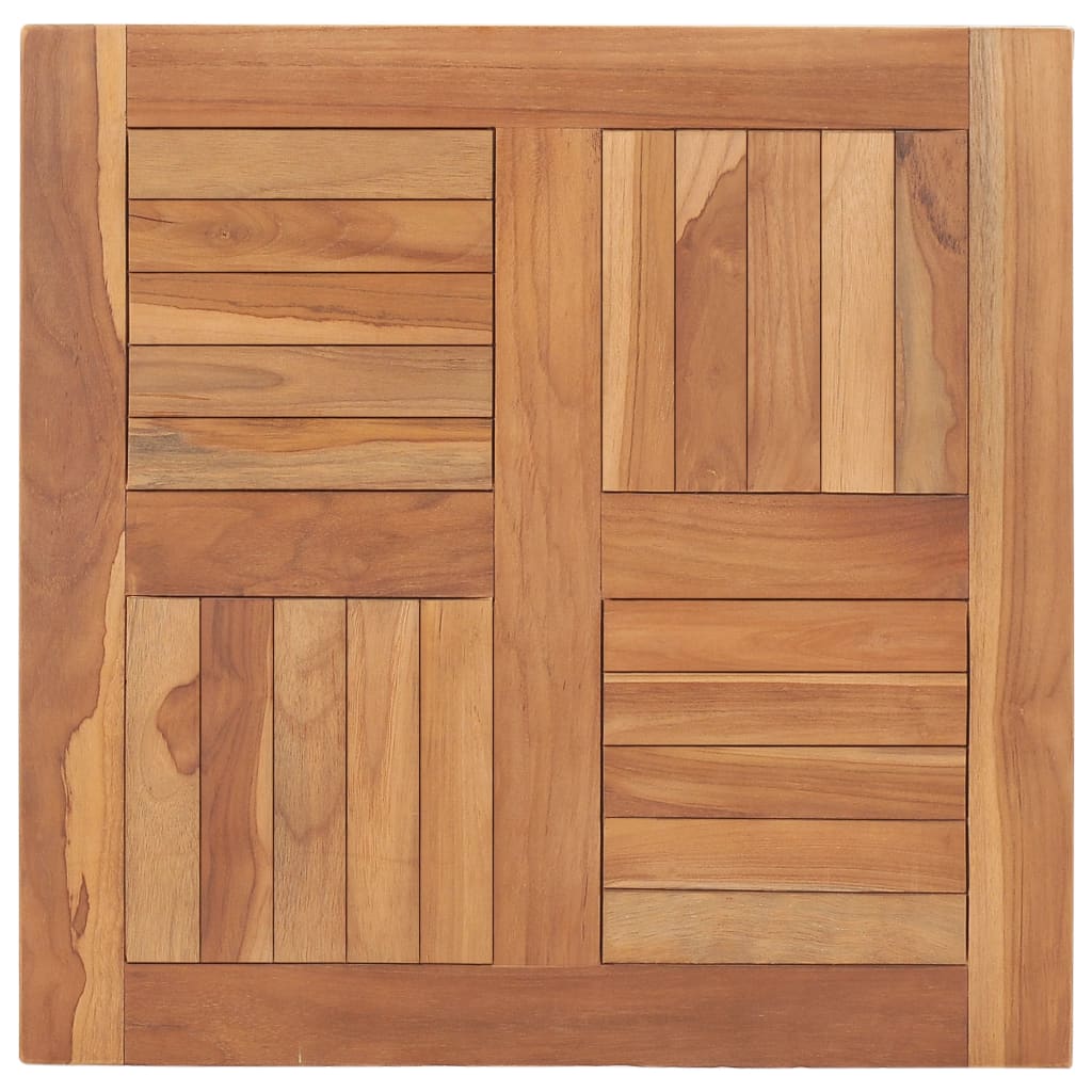 Table Top Solid Teak Wood 70X70X2.5 Cm