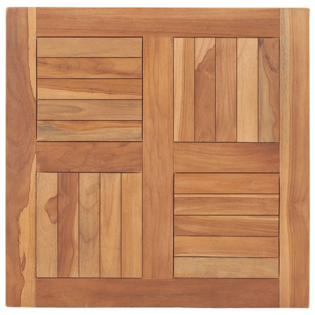 Table Top Solid Teak Wood 70X70X2.5 Cm