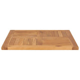 Table Top Solid Teak Wood 70X70X2.5 Cm