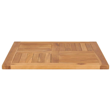 Table Top Solid Teak Wood 70X70X2.5 Cm