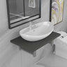 Two Piece Bathroom Furniture Set Ceramic