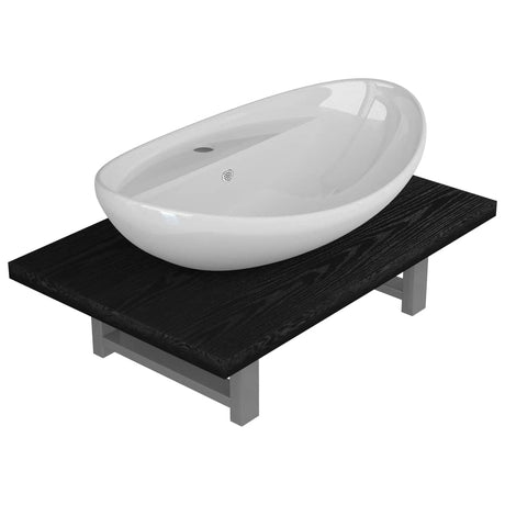 Two Piece Bathroom Furniture Set Ceramic
