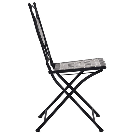 3 Piece Mosaic Bistro Set Ceramic Tile