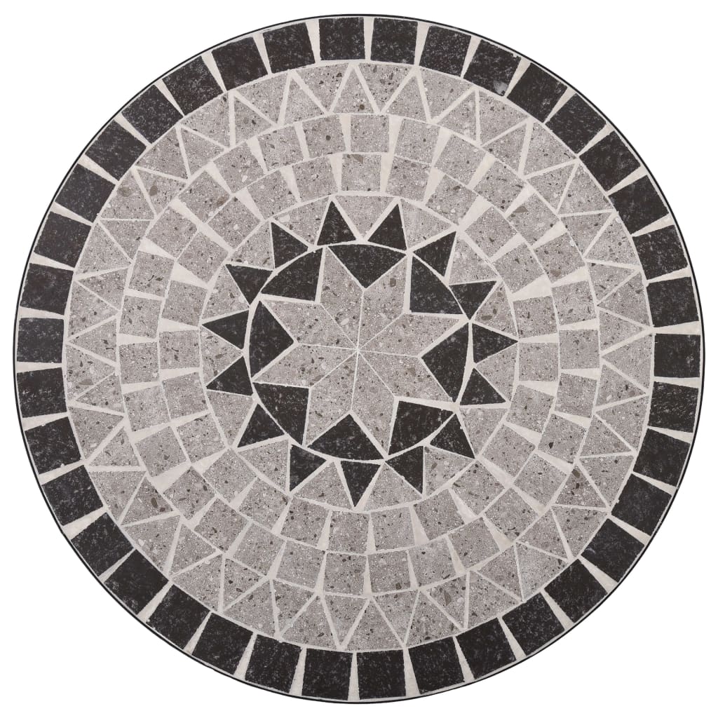 3 Piece Mosaic Bistro Set Ceramic Tile