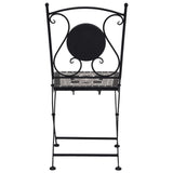 3 Piece Mosaic Bistro Set Ceramic Tile