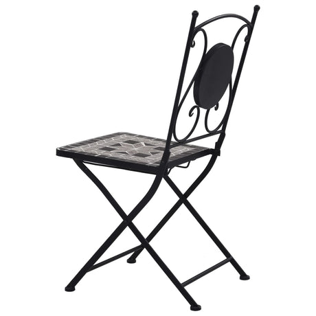3 Piece Mosaic Bistro Set Ceramic Tile