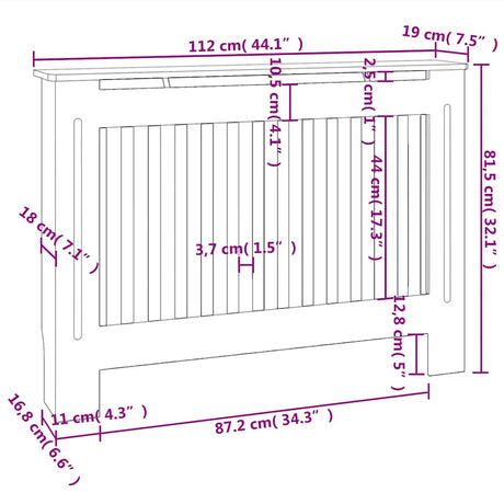 Radiator Cover Mdf
