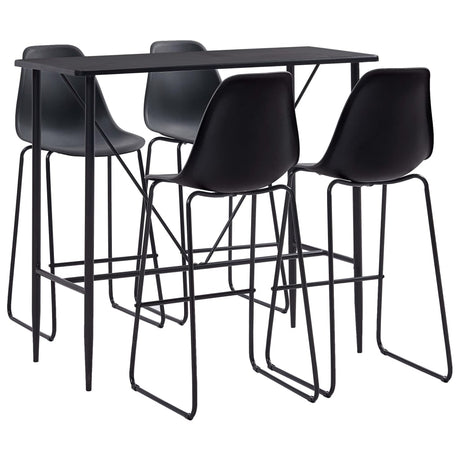 5 Piece Bar Set Plastic
