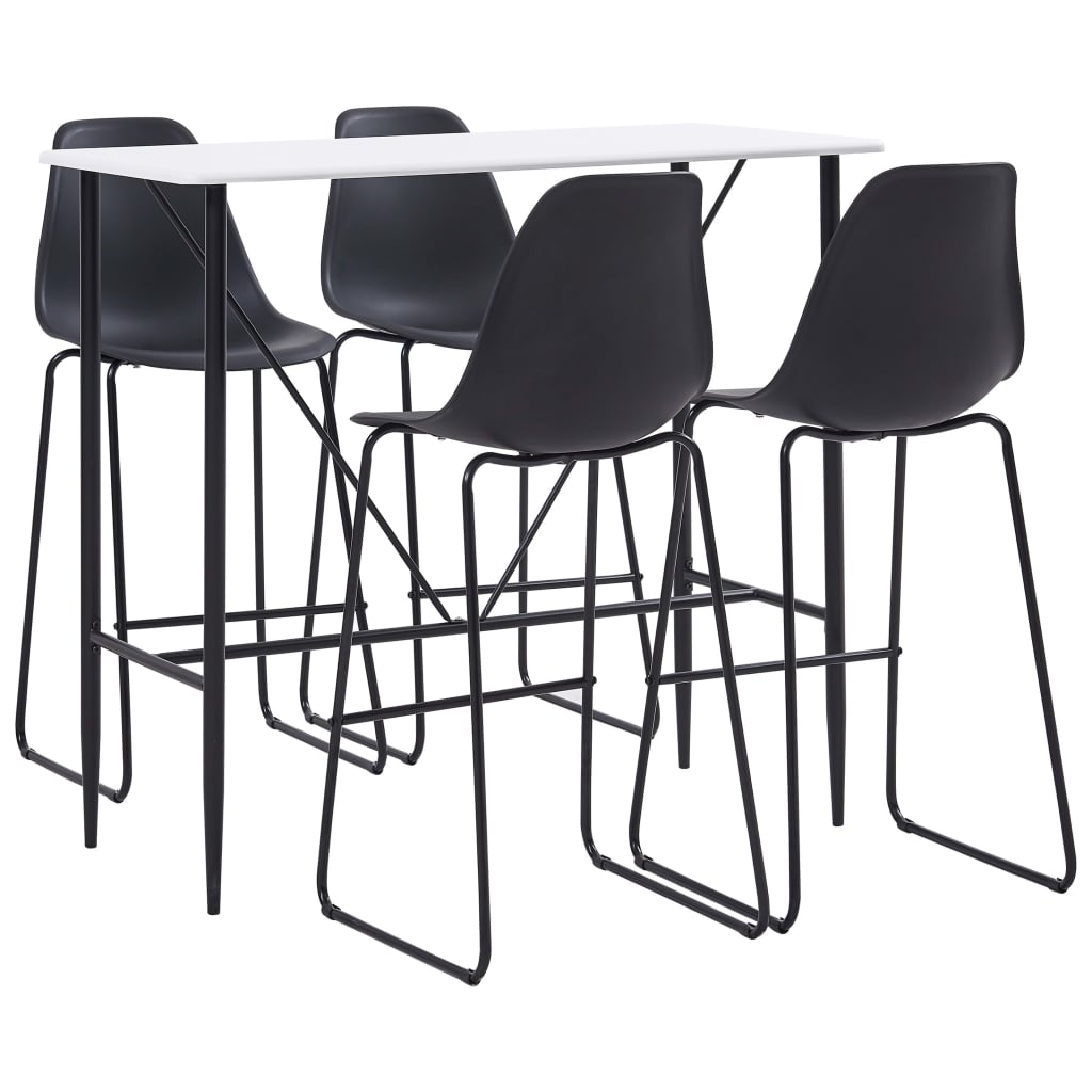 5 Piece Bar Set Plastic
