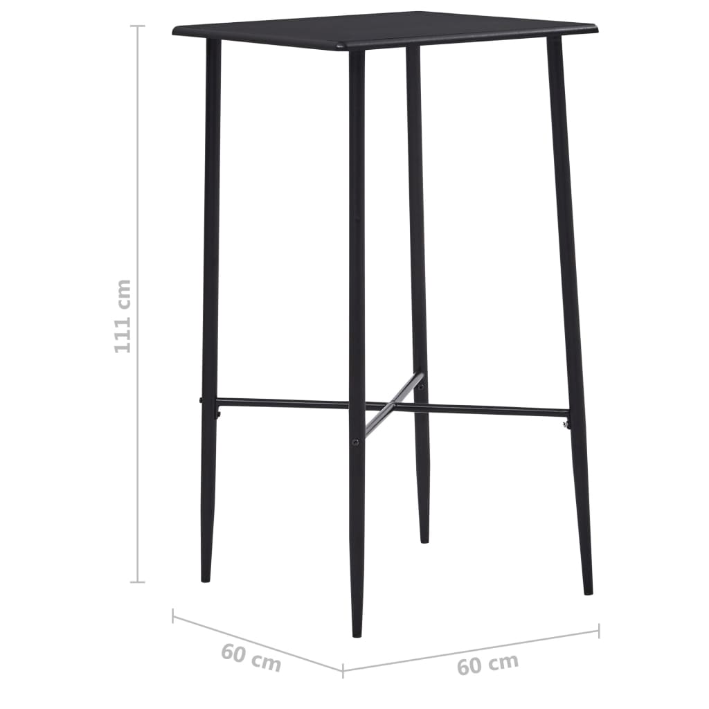 3 Piece Bar Set Plastic