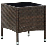Garden Table 40X40X45 Cm Poly Rattan