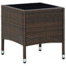 Garden Table 40X40X45 Cm Poly Rattan