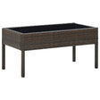 Garden Table 75X40X37 Cm Poly Rattan