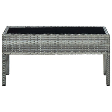 Garden Table 75X40X37 Cm Poly Rattan