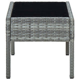 Garden Table 75X40X37 Cm Poly Rattan
