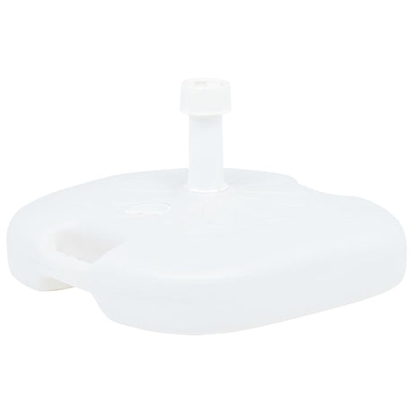 Umbrella Base Sand/Water Filled 16 L White Plastic