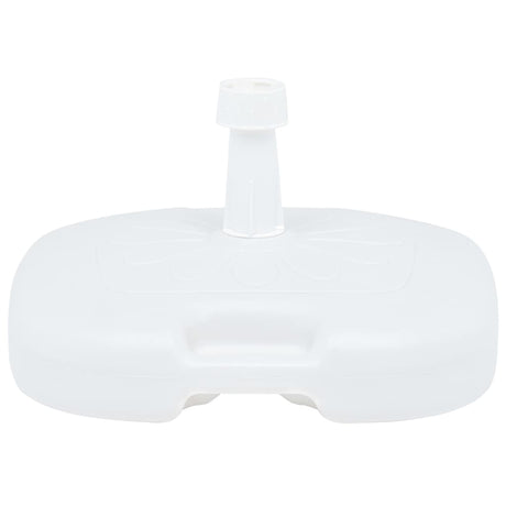 Umbrella Base Sand/Water Filled 16 L White Plastic