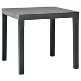 Garden Table With 2 Benches Plastic