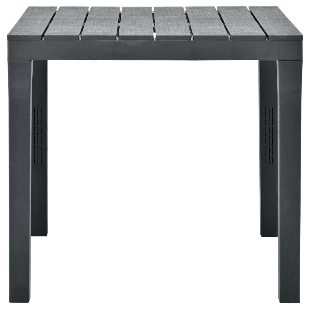 Garden Table With 2 Benches Plastic