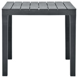 Garden Table With 2 Benches Plastic