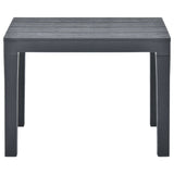 Garden Table With 2 Benches Plastic