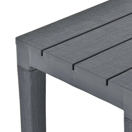 Garden Table With 2 Benches Plastic