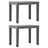 Garden Benches 2 Pcs Plastic